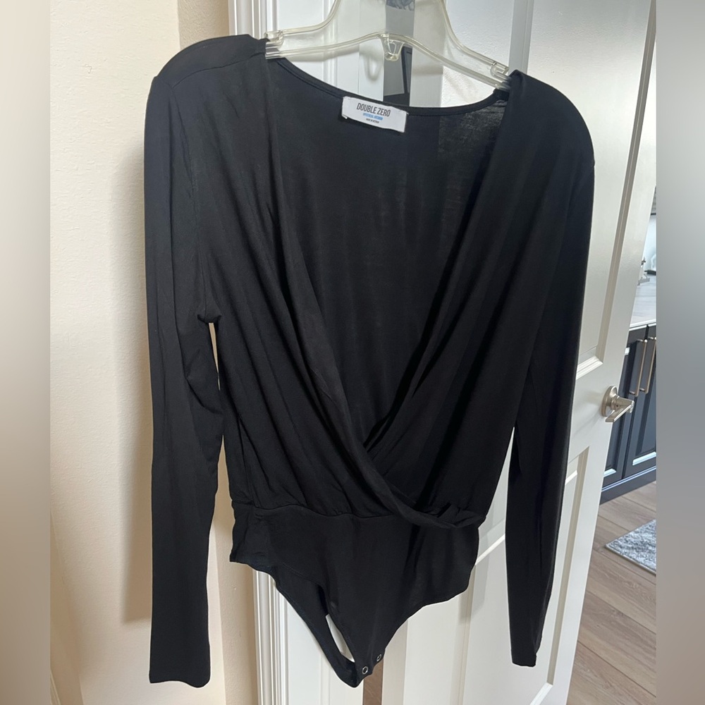 Double Zero Deep V-Neck Bodysuit